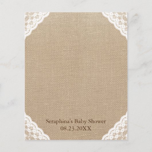 Vorhersagen und Ratschläge zur rustikalen Schafspü (Rückseite)