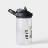 Vorhistorische Dinosaurierszene Trinkflasche (rechts)