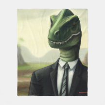 Vorhistorischer Dinosaurier Businessman, Fun AI ge