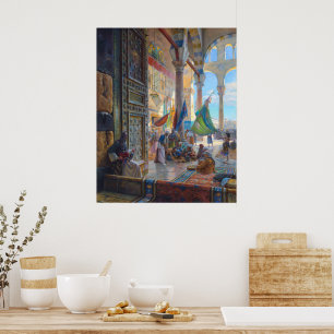 Vorhof der Umayyaden-Moschee Bauernfeind Poster