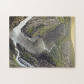Voringsfossen Wasserfall in Puzzlen Norwegens Puzzle (Horizontal)