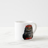 Vorkaffee-Glückliches Gesicht! Espressotasse (Vorderseite Rechts)