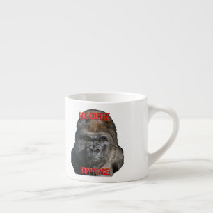 Vorkaffee-Glückliches Gesicht! Espressotasse
