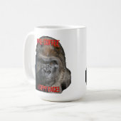 Vorkaffee-Glückliches Gesicht! Kaffeetasse (Vorderseite Links)