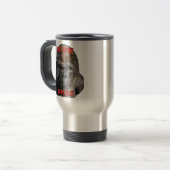 Vorkaffee-Glückliches Gesicht! Reisebecher (Vorderseite Links)