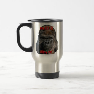 Vorkaffee-Glückliches Gesicht! Reisebecher