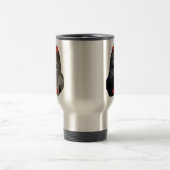 Vorkaffee-Glückliches Gesicht! Reisebecher (Mittel)