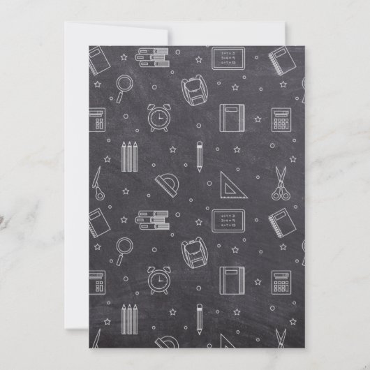 Vorkartentafel Abschluss Einladung (Rückseite)