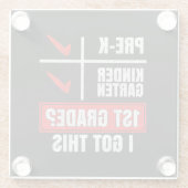 VORKINDERGARTEN 1. GRAD? ICH HABE DAS GOT GLASUNTERSETZER (Rückseite)