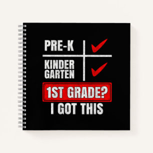 VORKINDERGARTEN 1. KLASSENSTUFE? ICH KRIECKE DAS S NOTIZBLOCK