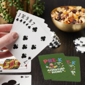 Vorkindergarten Erlebnis beginnt Spielkarten (In Situ)