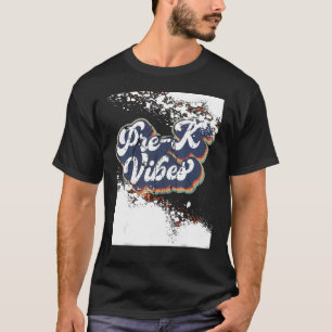 Vorkindergarten gebleicht Vorkindergarten Stimmung T-Shirt