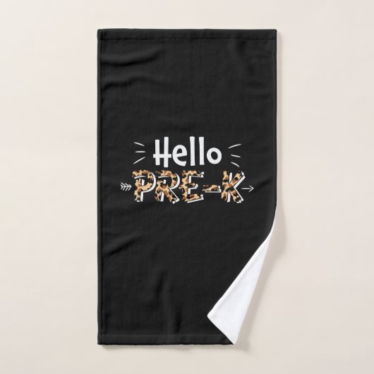 Vorkindergarten Hallo Vorkindergarten Leopard Handtuch (Handtuch)