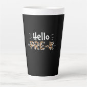 Vorkindergarten Hallo Vorkindergarten Leopard Milchtasse (Vorderseite)