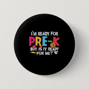 Vorkindergarten Ich bin bereit für Vorkindergarten Button