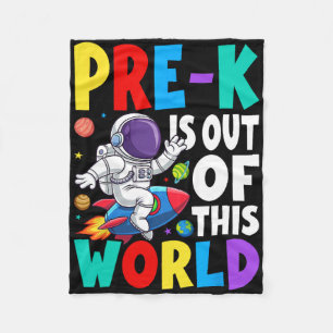 Vorkindergarten ist außerirdisch süßer Astronaut Z Fleecedecke