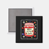 Vorkindergarten ist Erdbeermarmelade Vorkindergart Magnet (Vorderseite/Rückseite)