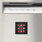 Vorkindergarten ist mein Ding Erdbeere Frucht Lehr Magnet (In Situ (Geschirrspüler))
