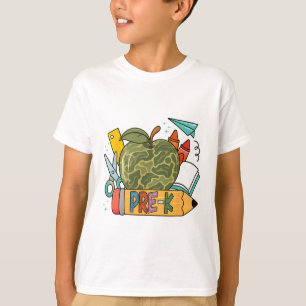 Vorkindergarten-Tarnung Zurück zur Schule Geschenk T-Shirt