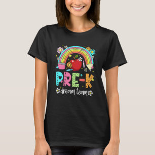 Vorkindergarten-Traumteam Regenbogen-Lehrer Ki zur T-Shirt
