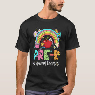 Vorkindergarten-Traumteam Zurück zur Schule Regenb T-Shirt