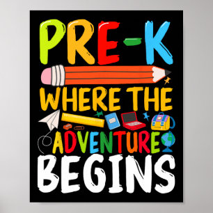 Vorkindergarten, wo das Abenteuer beginnt, zurück Poster