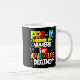 Vorkindergarten, wo das Abenteuer zurück zur Schul Kaffeetasse
