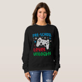 Vorkindergartenniveau freigeschaltet Vorkindergart Sweatshirt (Vorne ganz)