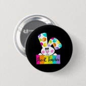 Vorkindergärtnerin Frohen Ostertag Hase Vorkinderg Button (Vorne & Hinten)