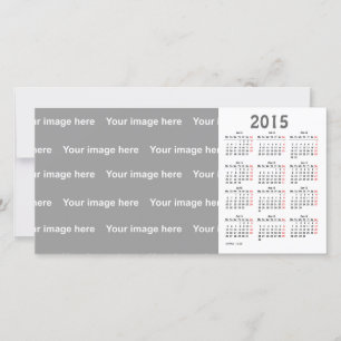 Vorlage 2015 Kalender Fotokarte