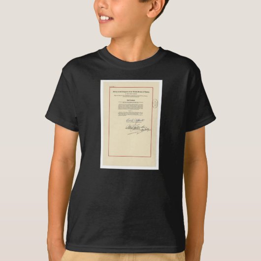 VORLAGE 26. Änderung US-Konstitution T-Shirt (Vorderseite)