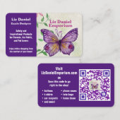 VORLAGE - 3,5" x 2,0" Visitenkarte (Vorne/Hinten)