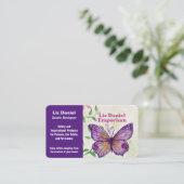 VORLAGE - 3,5" x 2,0" Visitenkarte (Stehend Vorderseite)