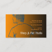 Vorlage 3 der Foto-Visitenkarte einfügen (Rückseite)