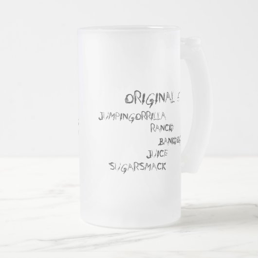 Vorlage 5 Reihe Mattglas Bierglas (VorderseiteRechts)