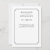 Vorlage alter Schulrahmen Einladung Hochzeit (Rückseite)