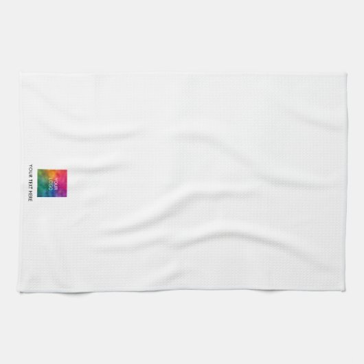 Vorlage anpassenText Ihres Firmenlogos hochladen Geschirrtuch (Horizontal)