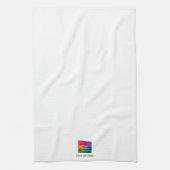 Vorlage anpassenText Ihres Firmenlogos hochladen Geschirrtuch (Vertikal)