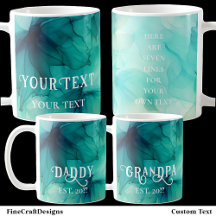 Vorlage Aquamariner grün gestrichener Individuelle