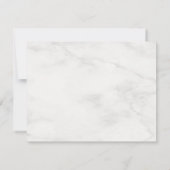 Vorlage aus weißem Marmor Elegant Gold Splash Mono (Rückseite)