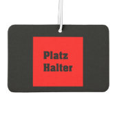 Vorlage Autolufterfrischer (Rückseite)