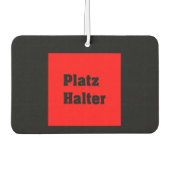 Vorlage Autolufterfrischer (Vorderseite)