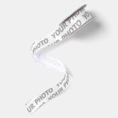 Vorlage - Benutzerdefiniert Text, Bild und Hinterg Satinband (Rückseite)