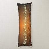 Vorlage - Benutzerdefiniert Text, Bild und Hinterg Seitenschläferkissen (Rückseite (Vertikal))