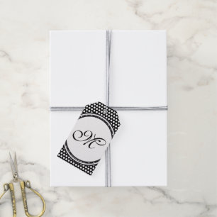 Vorlage - Benutzerdefiniert Text, Monogramm und Ba Geschenkanhänger