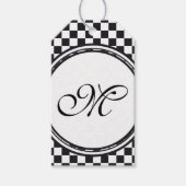 Vorlage - Benutzerdefiniert Text, Monogramm und Ba Geschenkanhänger (Vorderseite)