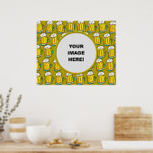 Vorlage, Biergrenze Poster (Küche)