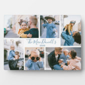 Vorlage Blue Schriftart Plaque Fotoplatte (Vorderseite)