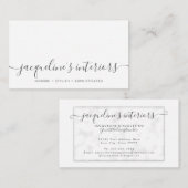 VORLAGE Blumenrot Rosa Vintage Rose Visitenkarte (Vorne/Hinten)