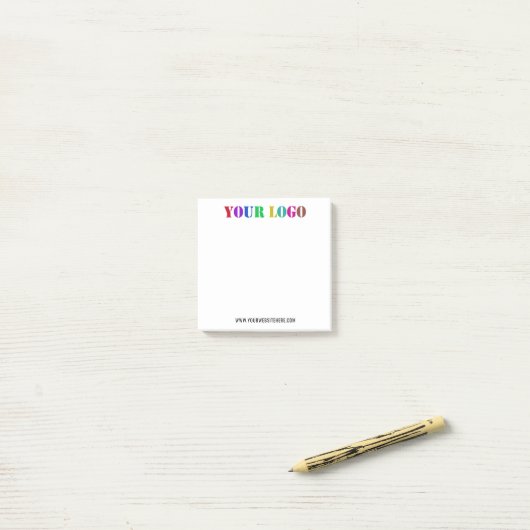 Vorlage "Business Post-it® Notes" Post-it Klebezettel (Auf Schreibtisch)